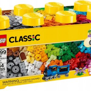 KREATYWNE KLOCKI LEGO CLASSIC 10696 PUDEŁKO PREZENT NA ŚWIĘTA ZÓŁTE DUŻE