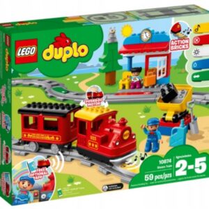 KLOCKI LEGO DUPLO 10874 POCIĄG PAROWY PREZENT