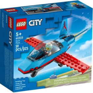 KLOCKI LEGO CITY 60323 SAMOLOT KASKADERSKI PREZENT