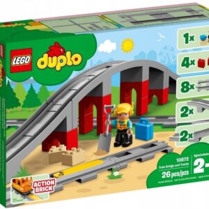 KLOCKI LEGO DUPLO 10872 TORY KOLEJOWE I WIADUKT