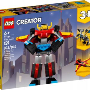KLOCKI LEGO CREATOR 31124 SUPER ROBOT PREZENT 3W1