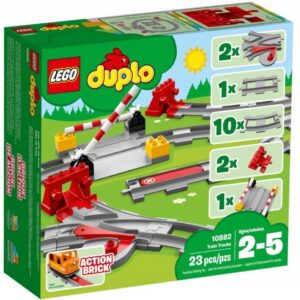 KLOCKI LEGO DUPLO 10882 TORY KOLEJOWE ZWROTNICE ZWROTNICA PREZENT NA ŚWIĘTA