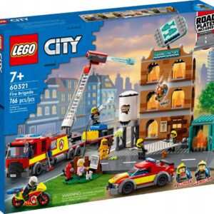 KLOCKI LEGO CITY 60321 STRAŻ POŻARNA PREZENT DLA DZIECI NA ŚWIĘTA WÓZ STRAŻ