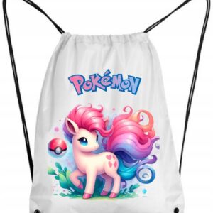 WOREK NA BUTY KAPCIE STRÓJ WF Z NADRUKIEM POKEMON WIELKANOC PREZENT PIKACHU