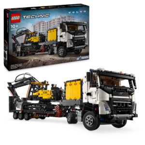 KLOCKI LEGO TECHNIC 42175 CIĘŻARÓWKA VOLVO FMX I KOPARKA EC230 PREZENT
