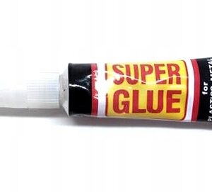MOCNY KLEJ CYJANOAKRYLOWY SUPER POWR GLUE DO PLASTIKU METALU DREWNA SKÓRY