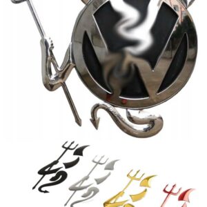 NAKLEJKA DIABEŁ DEVIL VW OPEL BMW MERCEDES TOYOTA HONDA MAZDA HYUNDAI LOGO