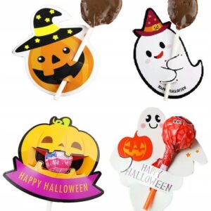 OPAKOWANIE OZDOBA NA LIZAKA SŁOMKĘ HALLOWEEN
