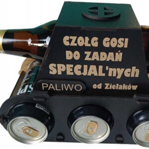 ZABAWNY CZOŁG NA PIWO ALKOHOL SWÓJ GRAWER PREZENT NA URODZINY OKAZJE TEKST
