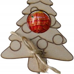 DEKORACJA OZDOBA ŚWIĄTECZNA NA LIZAKA CHOINKA MIKOŁAJKI SZKOLNE KLASOWE