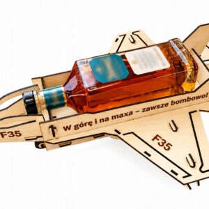 SAMOLOT F35 NA WÓDKĘ ALKOHOL PREZENT NA URODZINY DLA ŻOŁNIERZA TATY NIEGO