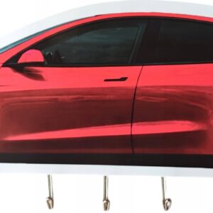 WIESZAK TESLA MODEL 3 PERFORMANCE ULTRA RED NA KLUCZE I ODZIEŻ PREZENT