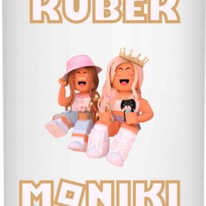 KUBEK Z GRY ROBLOX DLA DZIEWCZYN URODZINY DZIEŃ KOBIET PREZENT NADRUK IMIE