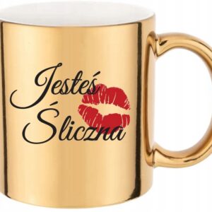 KUBEK DO PRACY JESTEŚ ŚLICZNA TROCHE POPIERD*LONA DLA KOLEŻANKI PREZENT