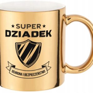 ZŁOTY KUBEK NA DZIEŃ DZIADKA – SUPER DZIADEK