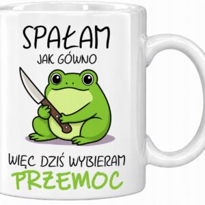 ZABAWN KUBEK WYBIERAM PRZEMOC ŻABA KACZKA PREZENT DO PRACY KOLEŻANKI KOLEGI
