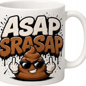 KUBEK PREZENT DO PRACY W KORPO ASAP SRASAP DLA SPEDYTORA PROGRAMISTY NADRUK