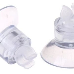 2X PRZYSSAWKA DO SZYBY AKWARIUM CHWYTAK WĘŻA 4/6MM