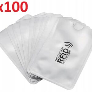 RFID 100 SZT ETUI OCHRONNE DO KART ZBLIŻENIOWYCH