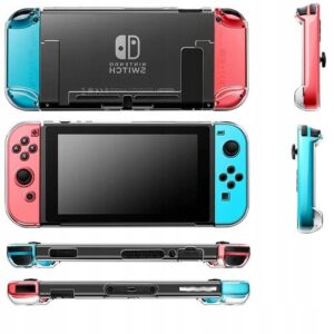 BEZBARWNA OSŁONA PRZEŹROCZYSTE ETUI OCHRONNE NA KONSOLE NINTENDO SWITCH NS