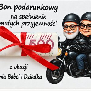 PREZENT NA DZIEŃ BABCI I DZIADKA – KOPERTA NA PIENIĄDZE Z BONEM